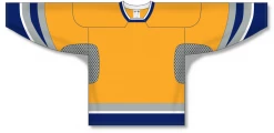 Athletic (AK) Knit Athletic Knit (AK) H550CA-NAS673C Adult 2002 Nashville Predators Third Gold Hockey Jersey