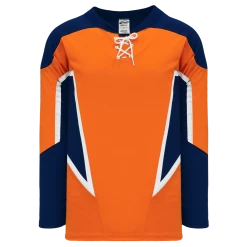Athletic (AK) Knit Athletic Knit (AK) H550CY-NYI372C (New) Youth New York Islanders Third Orange Hockey Jersey