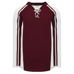 Athletic (AK) Knit Athletic Knit (AK) H550CA-PET480C Adult Peterborough Petes Maroon Hockey Jersey