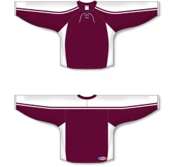 Athletic (AK) Knit Athletic Knit (AK) H550CY-PET480C Youth Peterborough Petes Maroon Hockey Jersey