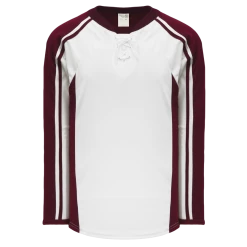 Athletic (AK) Knit Athletic Knit (AK) H550CA-PET481C Adult Peterborough Petes White Hockey Jersey