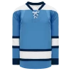 Athletic (AK) Knit Athletic Knit (AK) H550CY-PIT794C New Youth 2008 Pittsburgh Penguins Third Sky Blue Hockey Jersey