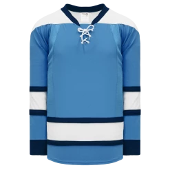 Athletic (AK) Knit Athletic Knit (AK) H550CY-PIT794C New Youth 2008 Pittsburgh Penguins Third Sky Blue Hockey Jersey