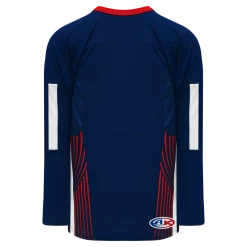 Athletic (AK) Knit Athletic Knit (AK) H550CY-USA830C Youth 2006 Team USA Navy Hockey Jersey