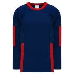 Athletic (AK) Knit Athletic Knit (AK) H550CY-USA830C Youth 2006 Team USA Navy Hockey Jersey