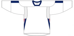 Athletic (AK) Knit Athletic Knit (AK) H550CA-USA831C Adult 2006 Team USA White Hockey Jersey