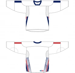 Athletic (AK) Knit Athletic Knit (AK) H550CY-USA831C Youth 2006 Team USA White Hockey Jersey