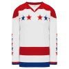 Athletic (AK) Knit Athletic Knit (AK) H550CA-WAS908C Adult Sublimated 2011 Washington Capitals Winter Classic White Hockey Jersey
