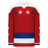 Athletic (AK) Knit Athletic Knit (AK) H550CY-WAS916C Youth Sublimated 2005 Washington Capitals Third Red Hockey Jersey