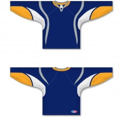 Athletic (AK) Knit Athletic Knit (AK) H550DY-BUF800D 2008 Youth Buffalo Sabres Navy Hockey Jersey