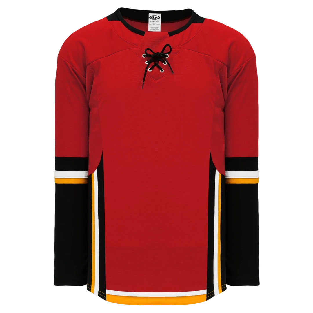 Athletic (AK) Knit Athletic Knit (AK) H550DA-CAL718D 2017 Adult Calgary Flames Red Hockey Jersey 3 Athletic (AK) Knit Athletic Knit (AK) H550DA-CAL718D 2017 Adult Calgary Flames Red Hockey Jersey