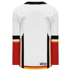 Athletic (AK) Knit Athletic Knit (AK) H550DY-CAL719D 2017 Youth Calgary Flames White Hockey Jersey