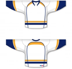 Athletic (AK) Knit Athletic Knit (AK) H550DY-NAS872D 2013 Youth Nashville Predators White Hockey Jersey