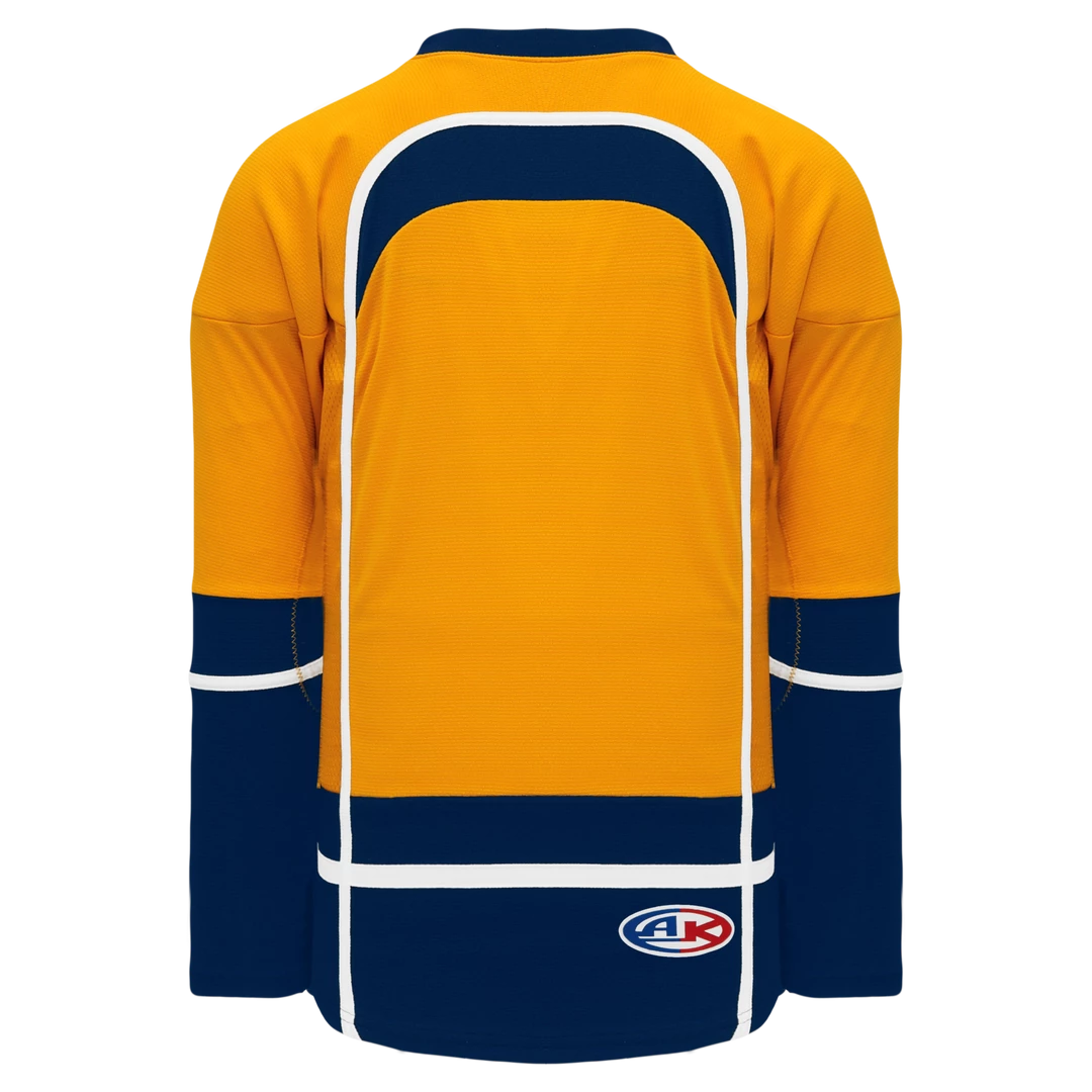 Athletic (AK) Knit Athletic Knit (AK) H550DA-NAS873D 2013 Adult Nashville Predators Gold Hockey Jersey 4 Athletic (AK) Knit Athletic Knit (AK) H550DA-NAS873D 2013 Adult Nashville Predators Gold Hockey Jersey
