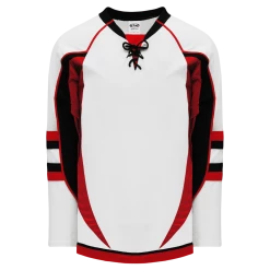Athletic (AK) Knit Athletic Knit (AK) H550DA-OTT937D 2009 Adult Ottawa Senators Third White Hockey Jersey
