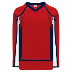 Athletic (AK) Knit Athletic Knit (AK) H550DY-WAS806D 2008 Youth Washington Capitals Red Hockey Jersey