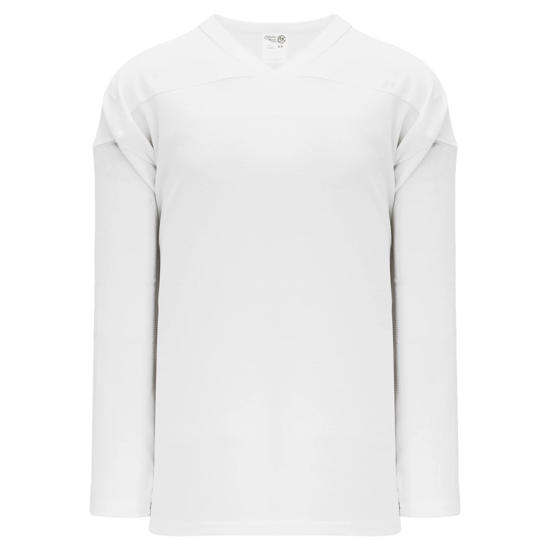 Athletic (AK) Knit Athletic Knit (AK) H6000A-000 Adult White Practice Hockey Jersey 3 Athletic (AK) Knit Athletic Knit (AK) H6000A-000 Adult White Practice Hockey Jersey