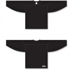 Athletic (AK) Knit Athletic Knit (AK) H6000A-001 Adult Black Practice Hockey Jersey