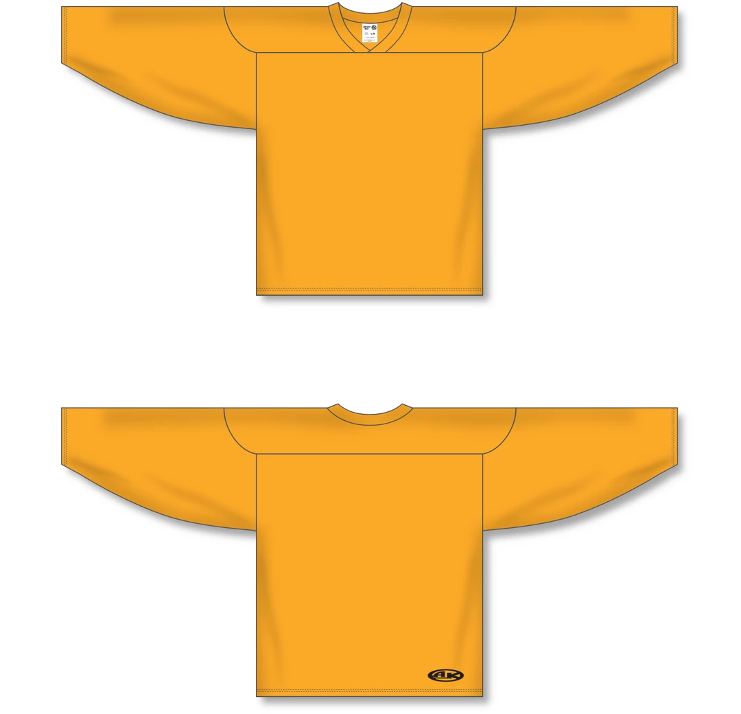 Athletic (AK) Knit Athletic Knit (AK) H6000Y-006 Youth Gold Practice Hockey Jersey 6 Athletic (AK) Knit Athletic Knit (AK) H6000Y-006 Youth Gold Practice Hockey Jersey