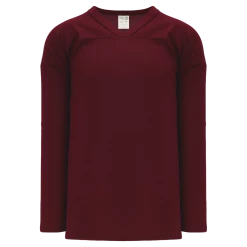 Athletic (AK) Knit Athletic Knit (AK) H6000A-009 Adult Maroon Practice Hockey Jersey