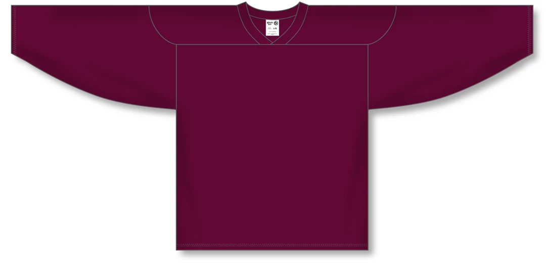 Athletic (AK) Knit Athletic Knit (AK) H6000Y-009 Youth Maroon Practice Hockey Jersey 5 Athletic (AK) Knit Athletic Knit (AK) H6000Y-009 Youth Maroon Practice Hockey Jersey