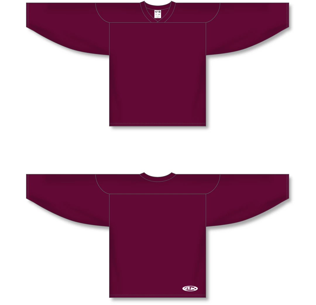 Athletic (AK) Knit Athletic Knit (AK) H6000Y-009 Youth Maroon Practice Hockey Jersey 6 Athletic (AK) Knit Athletic Knit (AK) H6000Y-009 Youth Maroon Practice Hockey Jersey