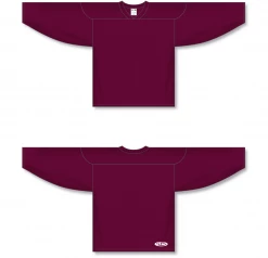 Athletic (AK) Knit Athletic Knit (AK) H6000A-009 Adult Maroon Practice Hockey Jersey