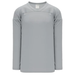 Athletic (AK) Knit Athletic Knit (AK) H6000A-012 Adult Grey Practice Hockey Jersey