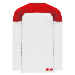Athletic (AK) Knit Athletic Knit (AK) H6100Y-209 Youth White/Red League Hockey Jersey
