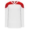 Athletic (AK) Knit Athletic Knit (AK) H6100A-209 Adult White/Red League Hockey Jersey 2 Athletic (AK) Knit Athletic Knit (AK) H6100A-209 Adult White/Red League Hockey Jersey