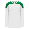Athletic (AK) Knit Athletic Knit (AK) H6100Y-211 Youth White/Kelly Green League Hockey Jersey