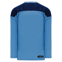 Athletic (AK) Knit Athletic Knit (AK) H6100A-232 Adult Sky Blue/Navy League Hockey Jersey