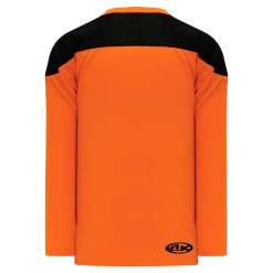 Athletic (AK) Knit Athletic Knit (AK) H6100A-263 Adult Orange/Black League Hockey Jersey
