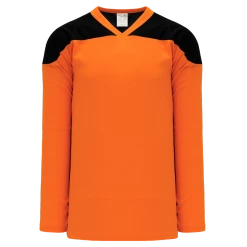 Athletic (AK) Knit Athletic Knit (AK) H6100Y-263 Youth Orange/Black League Hockey Jersey