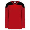 Athletic (AK) Knit Athletic Knit (AK) H6100A-264 Adult Red/Black League Hockey Jersey