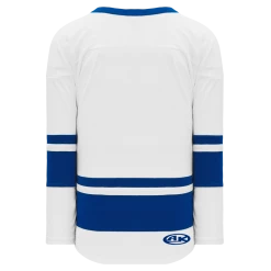 Athletic (AK) Knit Athletic Knit (AK) H6400A-207 Adult White/Royal Blue League Hockey Jersey