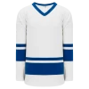 Athletic (AK) Knit Athletic Knit (AK) H6400A-207 Adult White/Royal Blue League Hockey Jersey
