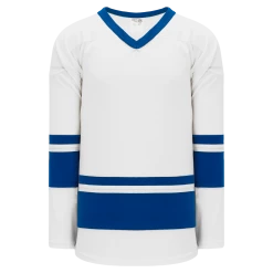 Athletic (AK) Knit Athletic Knit (AK) H6400Y-207 Youth White/Royal Blue League Hockey Jersey