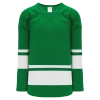 Athletic (AK) Knit Athletic Knit (AK) H6400A-210 Adult Kelly Green/White League Hockey Jersey