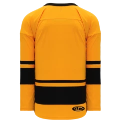 Athletic (AK) Knit Athletic Knit (AK) H6400Y-213 Youth Gold/Black League Hockey Jersey