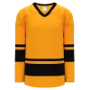 Athletic (AK) Knit Athletic Knit (AK) H6400A-213 Adult Gold/Black League Hockey Jersey