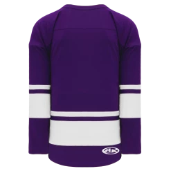 Athletic (AK) Knit Athletic Knit (AK) H6400A-220 Adult Purple/White League Hockey Jersey