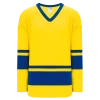 Athletic (AK) Knit Athletic Knit (AK) H6400Y-257 Youth Maize/Royal Blue League Hockey Jersey
