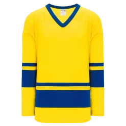 Athletic (AK) Knit Athletic Knit (AK) H6400Y-257 Youth Maize/Royal Blue League Hockey Jersey