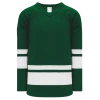 Athletic (AK) Knit Athletic Knit (AK) H6400A-260 Adult Dark Green/White League Hockey Jersey
