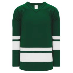 Athletic (AK) Knit Athletic Knit (AK) H6400A-260 Adult Dark Green/White League Hockey Jersey