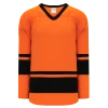 Athletic (AK) Knit Athletic Knit (AK) H6400Y-263 Youth Orange/Black League Hockey Jersey