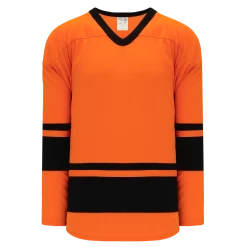 Athletic (AK) Knit Athletic Knit (AK) H6400Y-263 Youth Orange/Black League Hockey Jersey