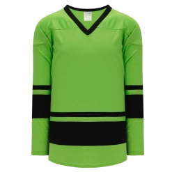 Athletic (AK) Knit Athletic Knit (AK) H6400A-269 Adult Lime Green/Black League Hockey Jersey