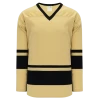 Athletic (AK) Knit Athletic Knit (AK) H6400Y-282 Youth Vegas Gold/Black League Hockey Jersey